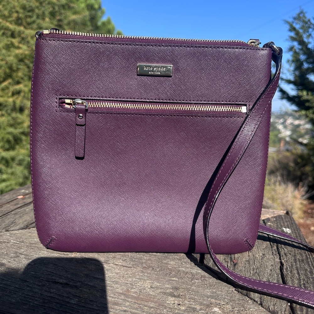Kate Spade Deep Purple Crossbody Bag